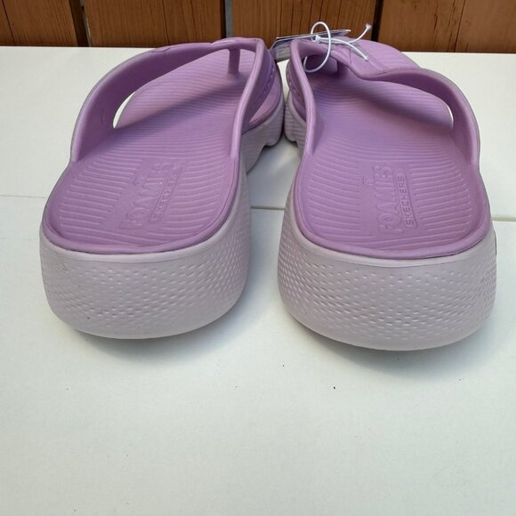 Skechers Foamies Womens Size 9 Lavender Massage Fit Sandals - Picture 4 of 8